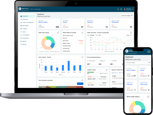 Enkitek web app