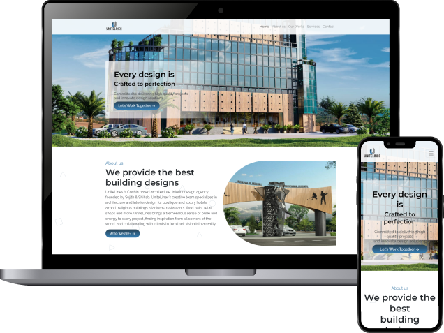 Unitelines website